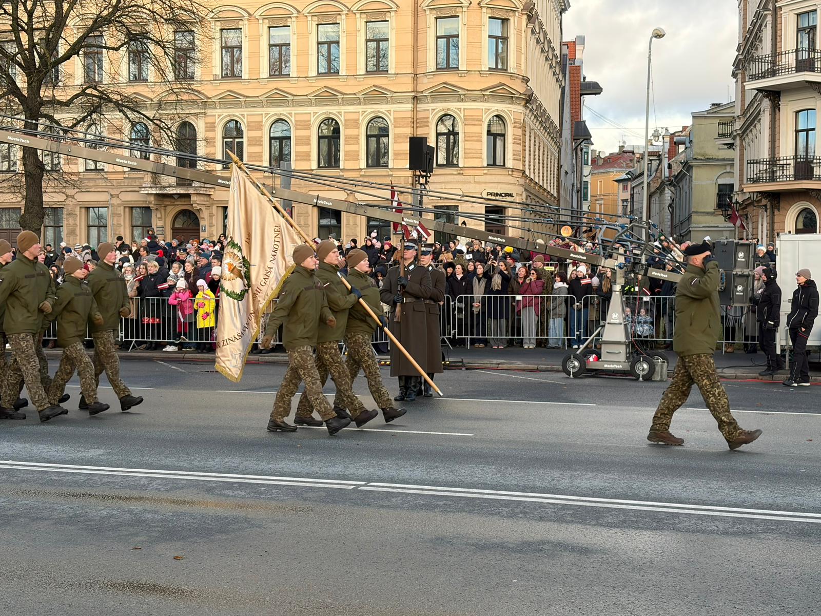 Kalpaka skolas audzēkņi pilsētvidē