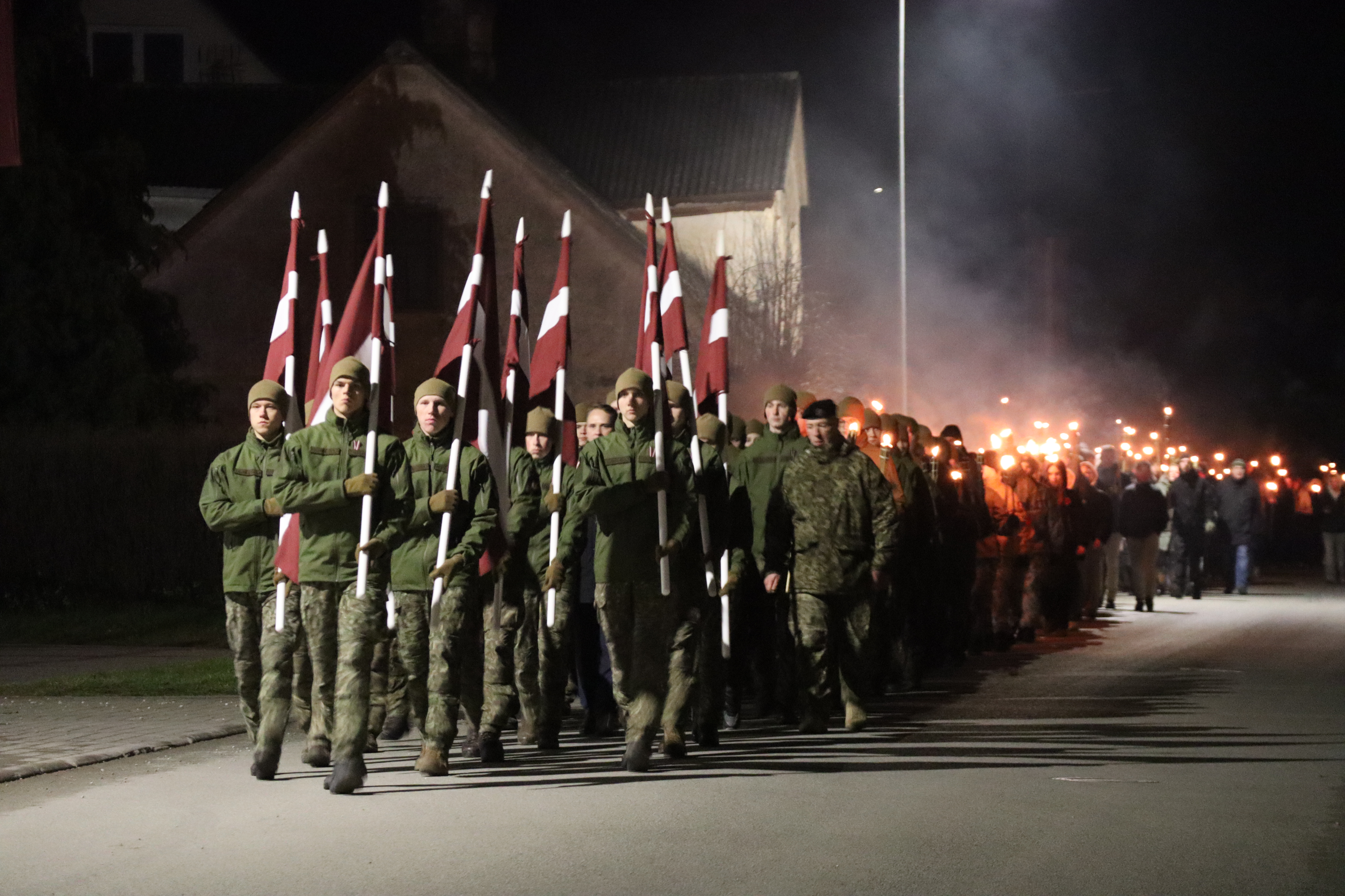 Lāpu gājiens Kandavā