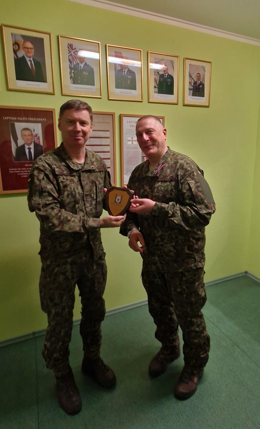 Nacionālo bruņoto spēku vadības vizīte Kalpaka skolā