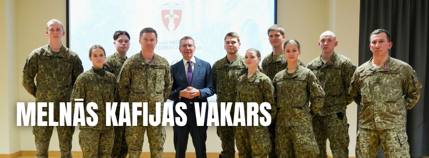 Melnās kafijas vakars Latvijas Nacionālajā aizsardzības akadēmijā